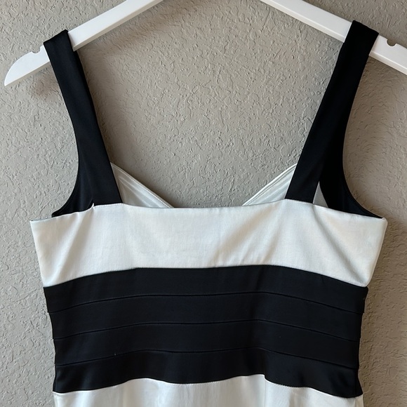 Democracy Black and White Cocktail Dress Size 4 - Picture 4 of 16